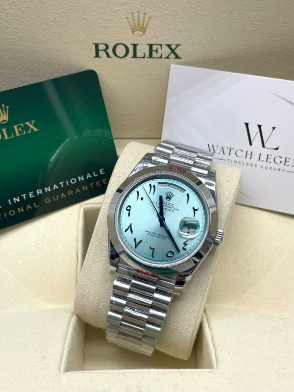 Rolex Day-Date Arabic Platina Steel 40MM Super