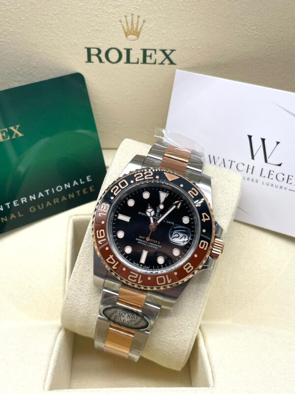 Rolex GMT-Master II Rootbeer Oyster Bi color Rosé Gold 40MM Super