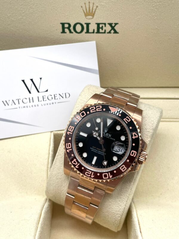 Rolex GMT-Master II Rosé Gold Rootbeer Oyster 40MM BP