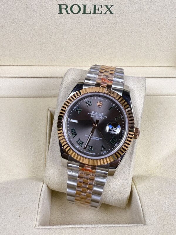 AAA+ Rolex Datejust Bi Color Rosé Gold Wimbledon 41MM Dial