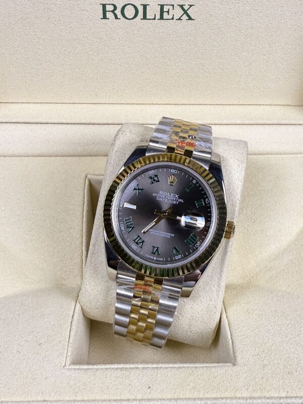 AAA+ Rolex Datejust Bi Color Yellow Gold Wimbledon 41MM Dial