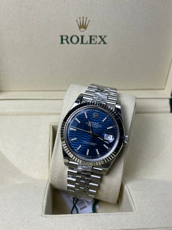 Rolex Datejust Motif Blue Dial Steel Jubilee 41MM Super
